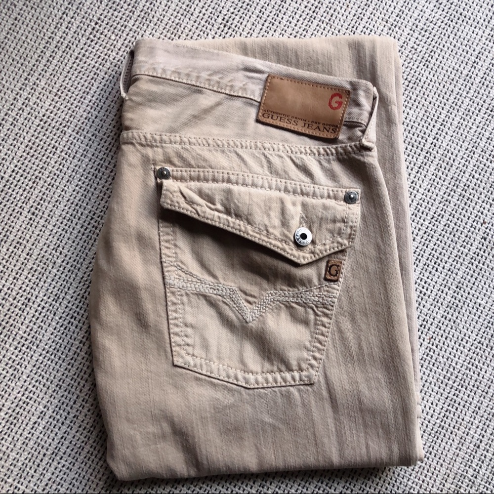 Guess men’s Jeans, Falcon bootcut, size 36, soft 100% cotton.